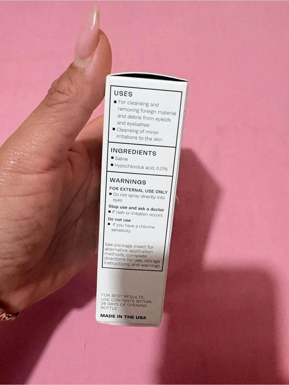Avenova Lid & Lash Cleansing Spray